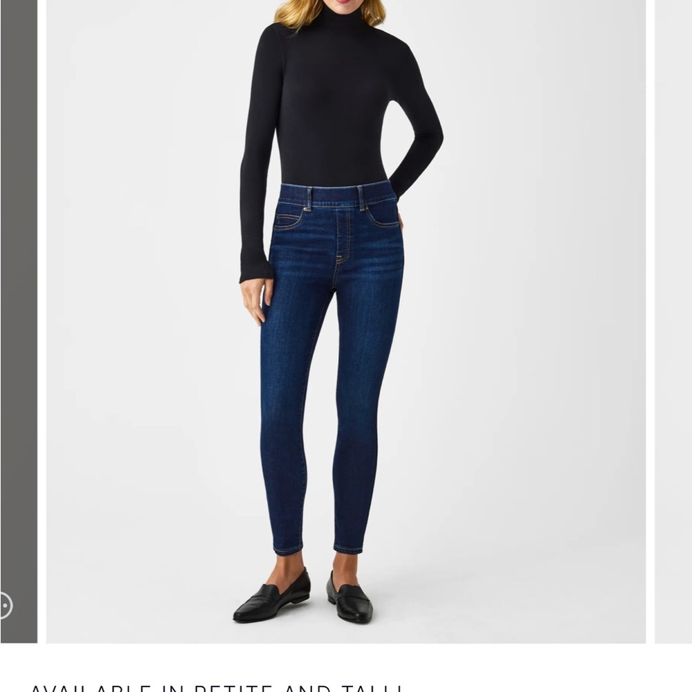 Spanx Ankle Skinny Jeans - petit large - dark wash